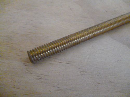 Threaded rod solid  brass ,5/16&#034; unc x 300mm length . high quality brass