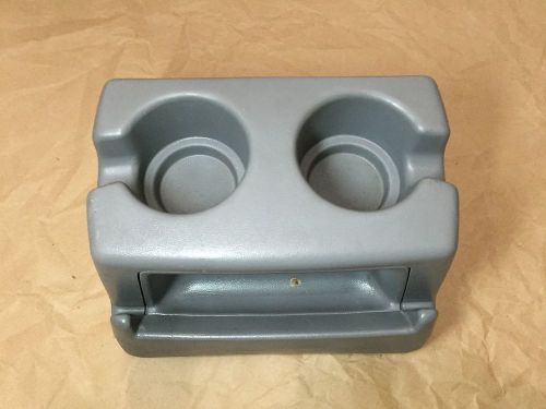92 93 94 95 96 97 ford truck f150 f250 f350 bench seat cup holder light gray