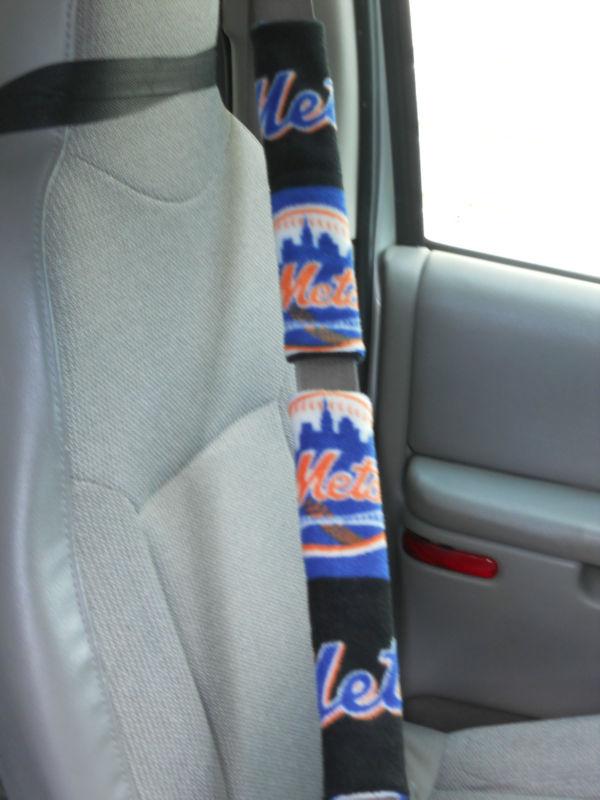 Handmade mets  fleece seat belt strap covers