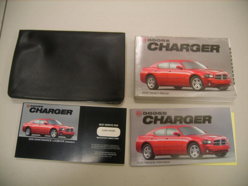 2006 dodge charger owner's manual with case