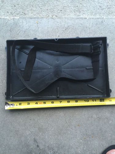27 boat battery tray with strap