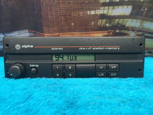 Original vw alpha 3 iii  radio autoradio  made in australia golf 2 gt