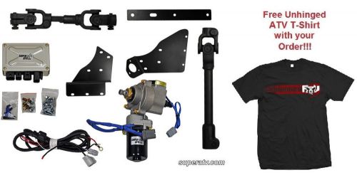 Super atv honda rincon 650/680 power steering kit - with free unhinged t-shirt