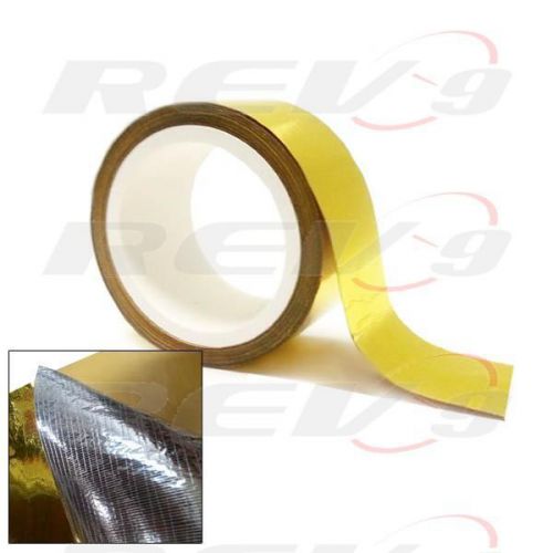 1-roll 2&#034;x30&#034; rev9 metallic gold heat reflector reflective barrier tape