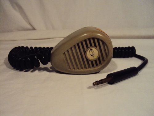 Used vintage genave aircraft microphone w/ kings pj-068 m642/5-1 jack / plug
