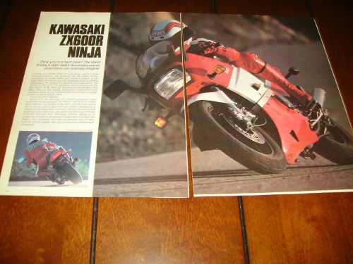 1985 kawasaki ninja zx600 ***original article / specifications***