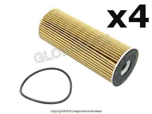 Mercedes w124 r129 oil filter kit set of 4 mahle +1 year warranty