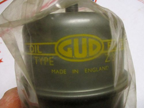 (1) vintage motor co - england gud z3 oil filter airplane boat military ?