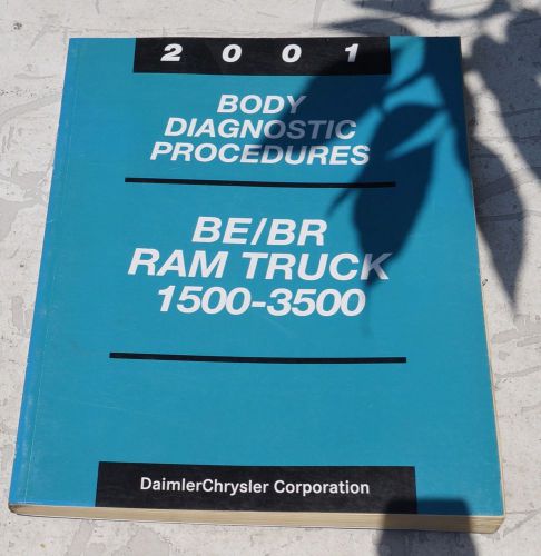 2001 dodge ram 1500 2500 3500 truck body diagnostic procedures service manual.