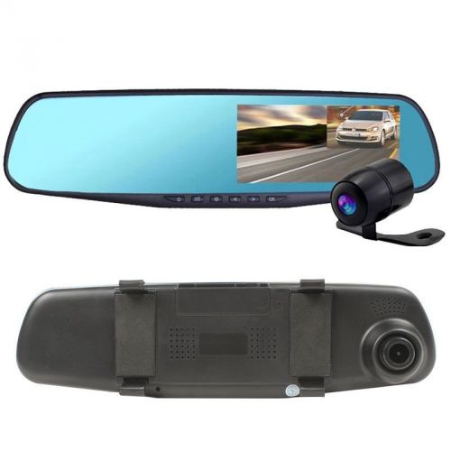 Rearview mirror integrated digital video recorder