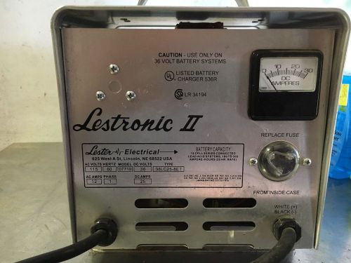 Lestronic ii 36 volt golf cart battery charger