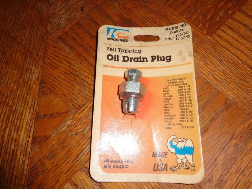 Antique oil drain plug