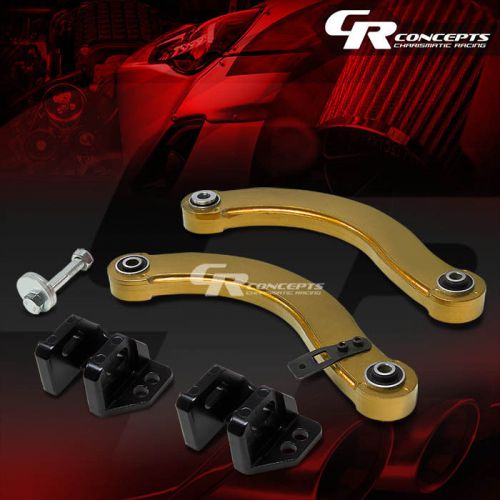 For 06-11 honda civic steel alloy gold coated rear upper suspension camber kit