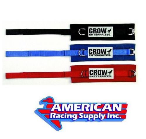 Crow enterprizes arm restraints red, blue or black - sfi 3.3 rated
