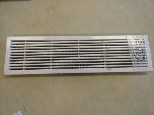 Air vent cover with filter off white aluminum 25 7/8&#034; x 6 7/8&#034; marine boat