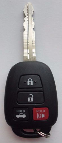 Oem toyota key / keyless entry remote / 4 button fob / fcc: hyq12bdm / g etched