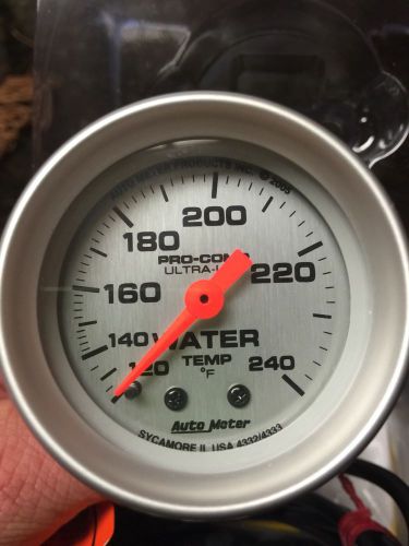 Auto meter pro comp ultra lite water gauge