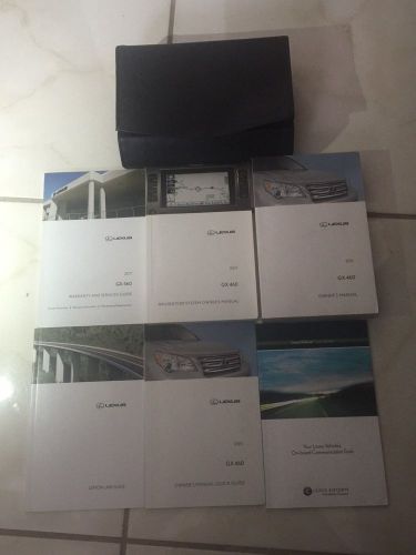 2011 lexus gx460 owner&#039;s manual with booklet&#039;s and case (navigation)