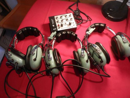 David clark aviation headsets and intercomfor aircraft or atv