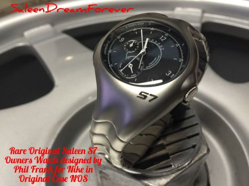 Rare saleen s7 owners nike watch &amp; case by phil frank