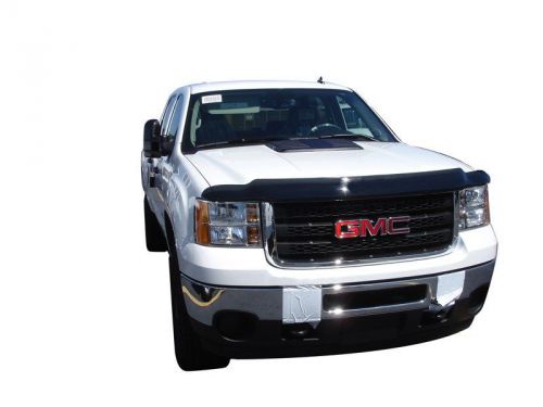 Gm #19172840 2011-13 gmc 2500 hd molded hood protector smoked bug sheild