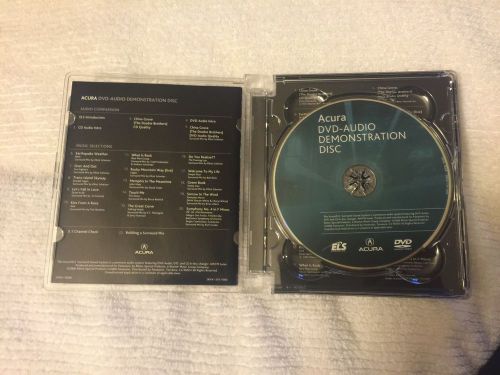 Acura dvd-audio  demonstration