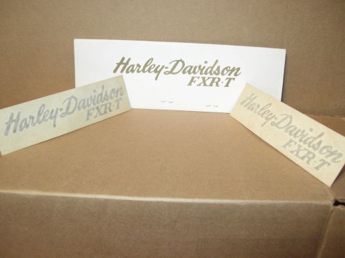 Harley fxrt decals saddlebag original oem nos (2) 14050-83