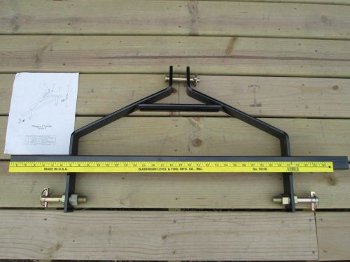 Cycle country atv basic category 1 tool bar 3pt hitch mount 70-0015