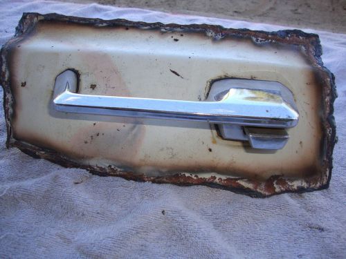 Used. 1965? ford galaxie 500 2 dr. left exterior door handle