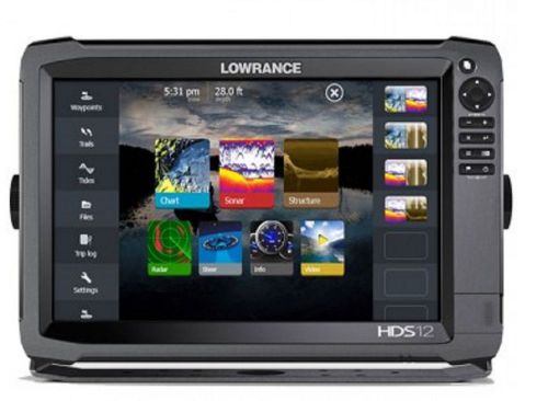 Lowrance hds-12 gen3 touchscreen fishfinder/sounder 83/200 khz