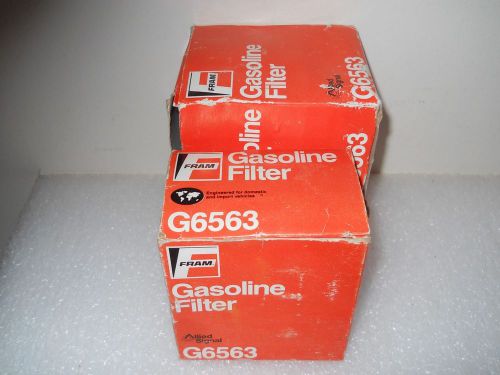 New in box 3 ea. fram fuel filter ch-3 fram g6563 oem # g-6563