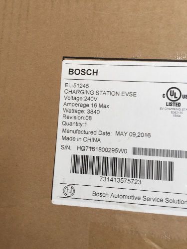 Bosch el-51245 power max 16 amp electric vehicle charging station with 12&#039; cord