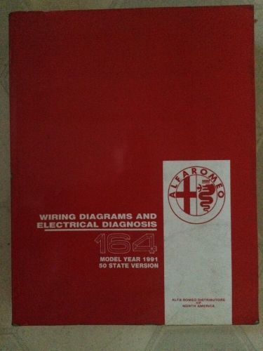 Alpha romeo wiring diagram&#039;s  and electrical diagnosis 164 1991 50 state version