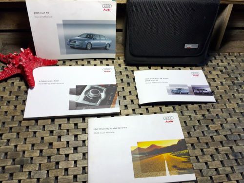 2008 audi a6 owners manual + navigation book (2014 updated case) ((buy oem))