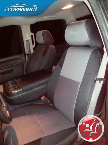 Coverking NEOSUPREME Custom Fit Front Seat Covers for Chevy Silverado, US $167.00, image 1