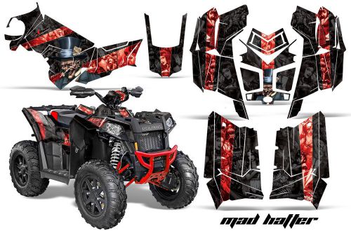 Polaris scrambler 850/1000 amr racing graphic kit sticker atv quad decals hatter