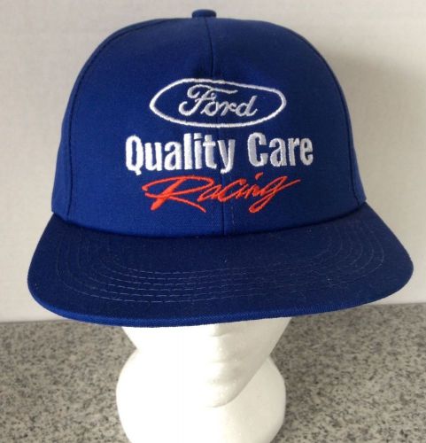 Ford racing quality care blue baseball hat cap #1 apparel adjustable