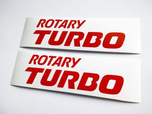 85-88 series 4 mazda rx-7 rotary turbo tail light decal sticker mazda rx7 decal