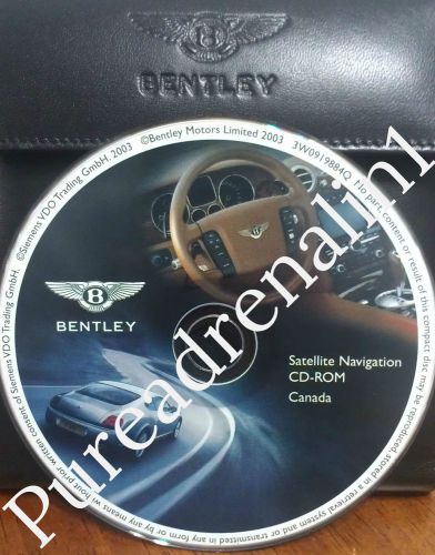 04 05 2006 bentley continental gt coupe flying spur sedan navigation cd canada