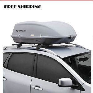 Car cargo box roof top carrier mount travel storage luggage rack hard shell