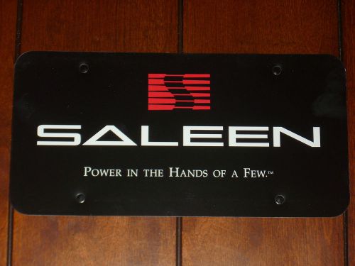 Saleen license plate insert original nos ford mustang