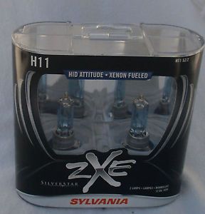 Sylvania silverstar zxe h11  headlight bulbs xenon  new hid attitude