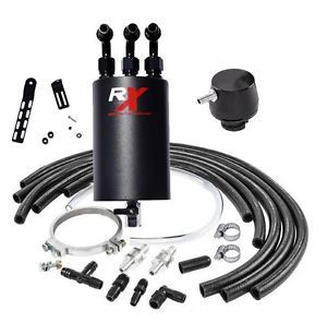 The rx by mcnally 32 oz. oil catch can kit with everything you need to install!