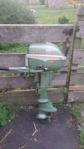 Johnson 1955 outboard motor 5.5hp seahorse