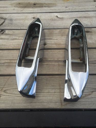 1990 1991 1992 cadillac fleetwood brougham tail light bezels left and right