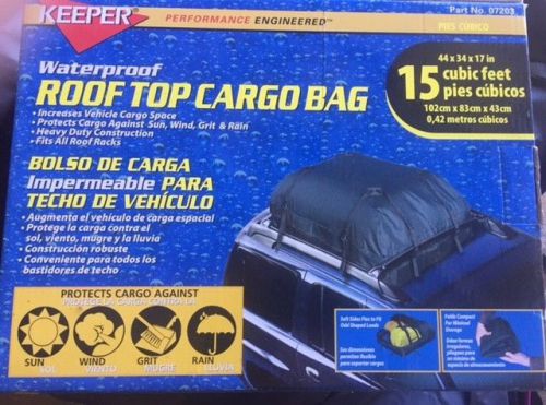 Auto roof top cargo bag by keeper