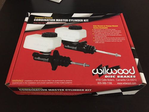 Wilwood compact remote combination master cylinder kit (wil-260-1368)