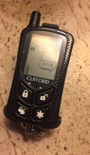 Clifford alarm remote