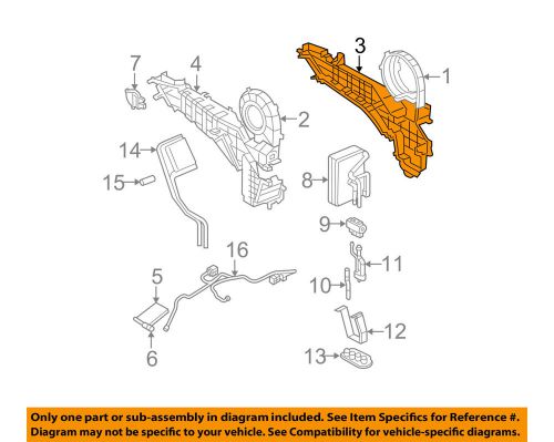 Chrysler oem evaporator heater-door 68027143ab