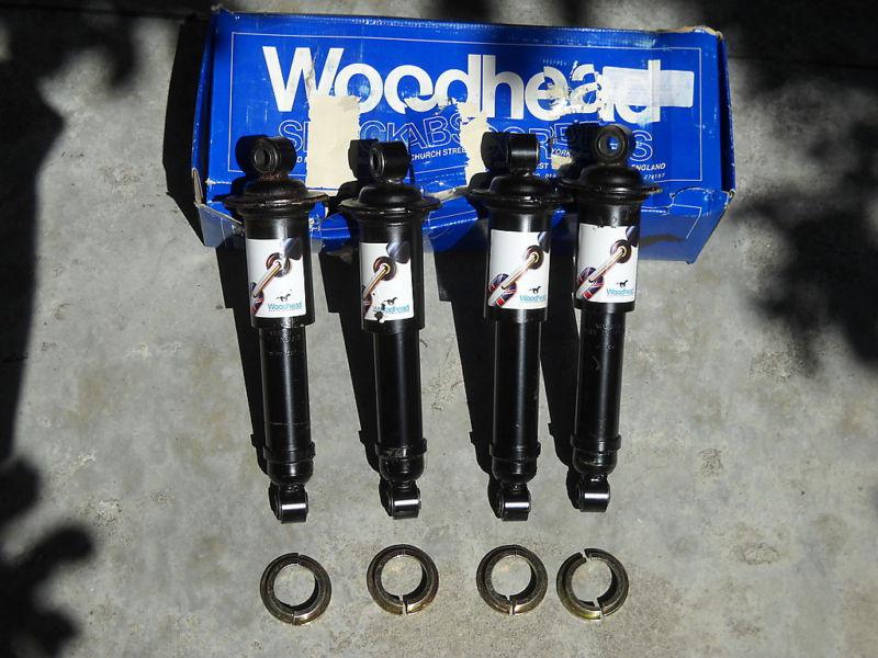 4 nos jaguar woodhead shock absorbers 3.8s 420 mkx 420g